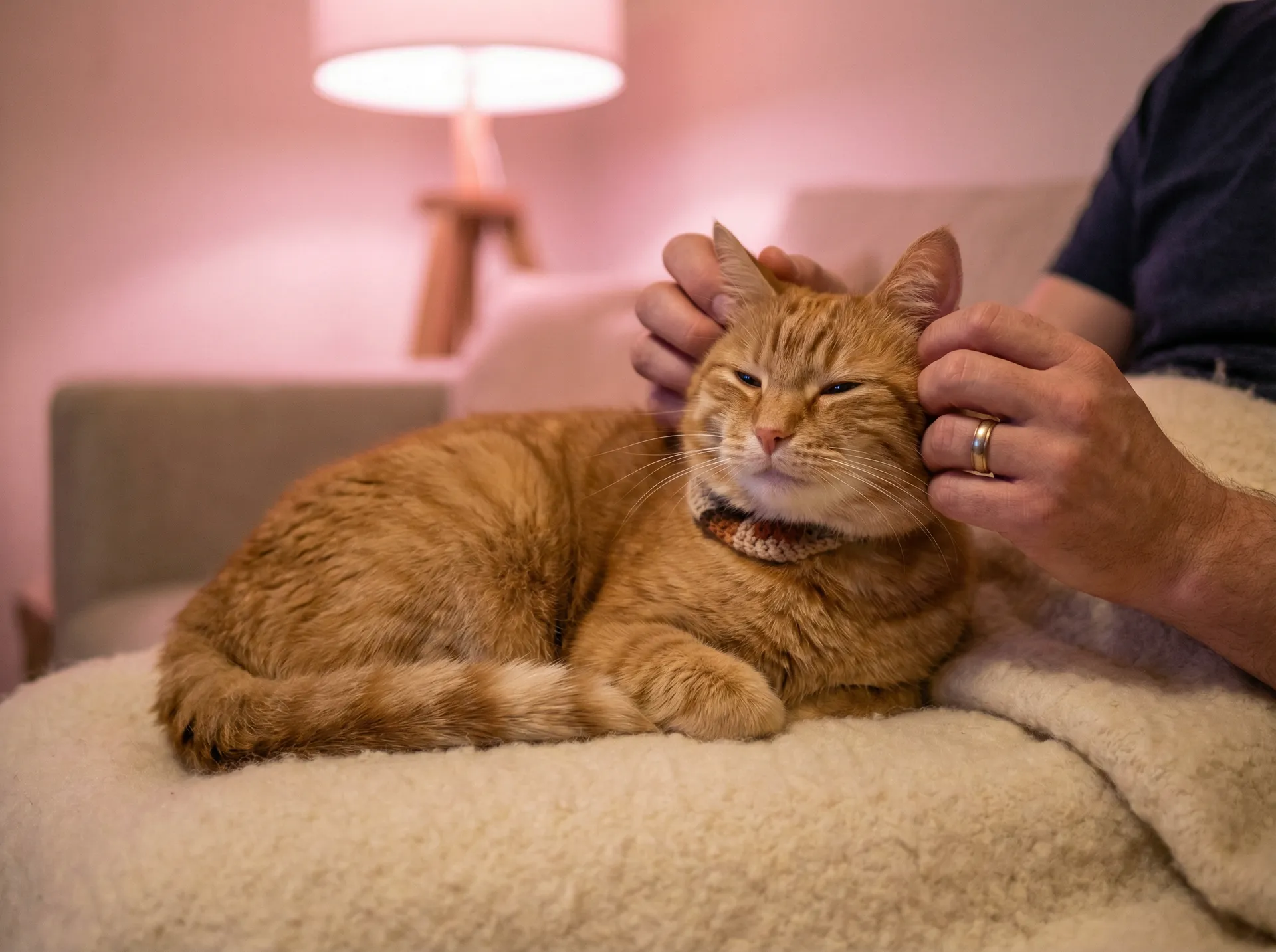 猫咪被温柔抚摸的幸福时刻 - 含羞草实验研究所入口